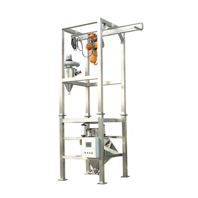जंबो बैग मशीन अनलोड कर रहा है